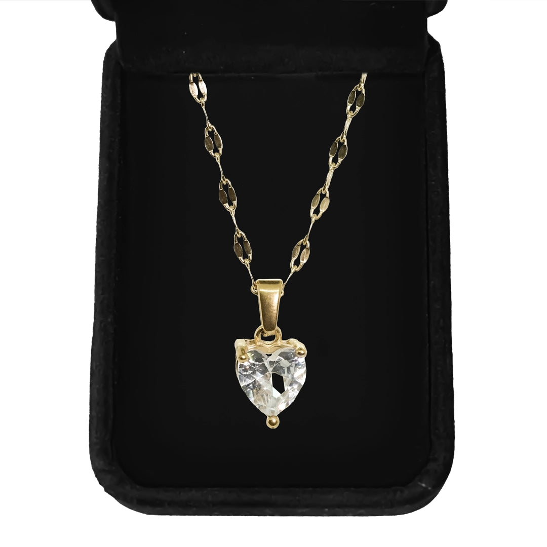 Heart Shape Diamond Necklace