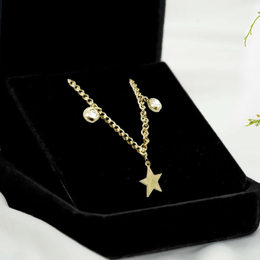 Double Chain Star Bracelet