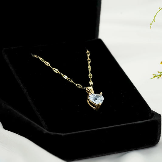 Heart Shape Diamond Necklace