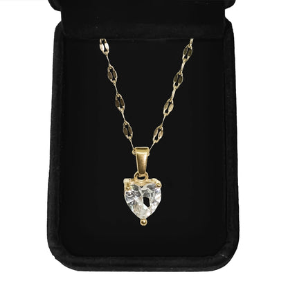 Heart Shape Diamond Necklace